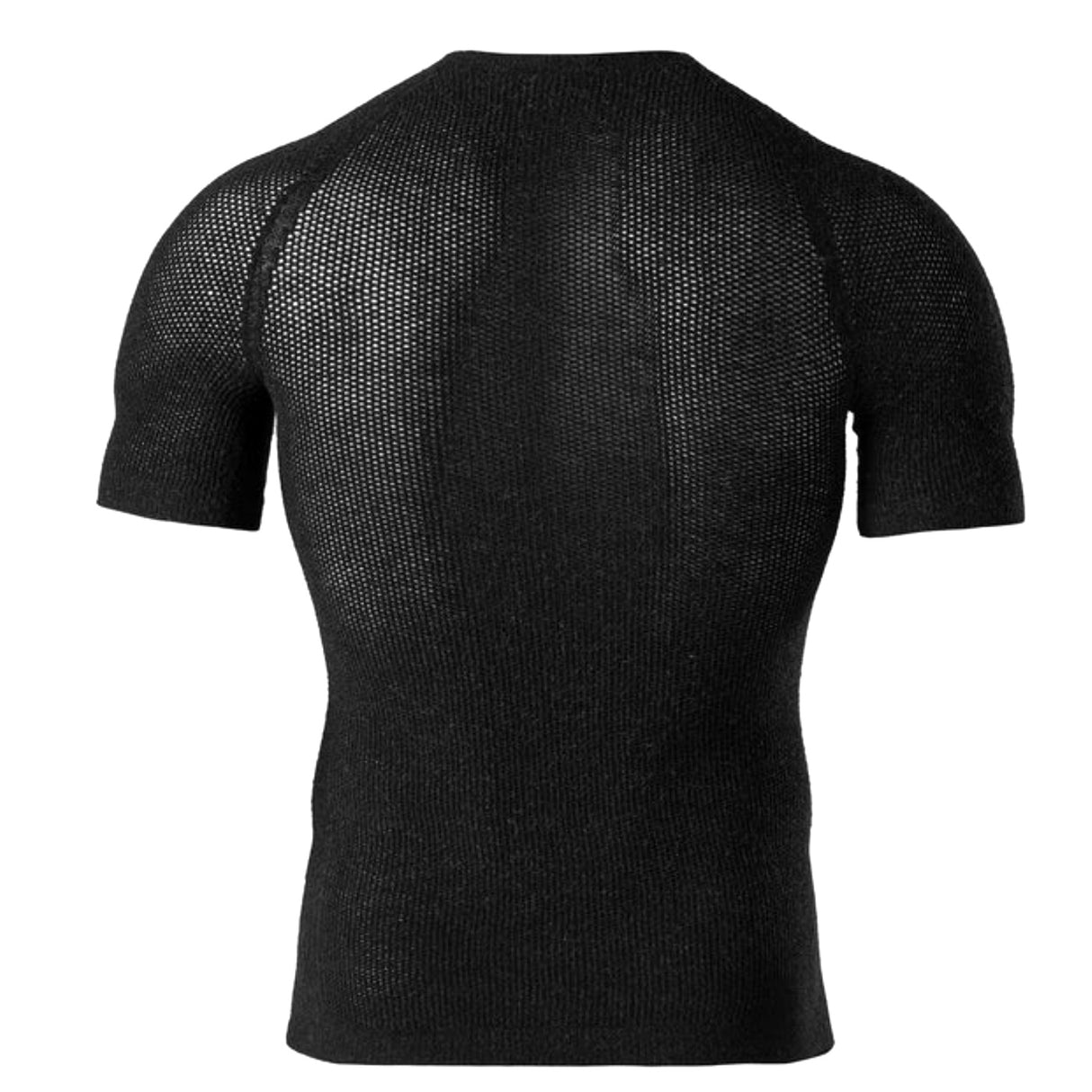 Retro della maglia Silverskin Primo estiva che evidenzia il design senza cuciture e la traspirabilità.