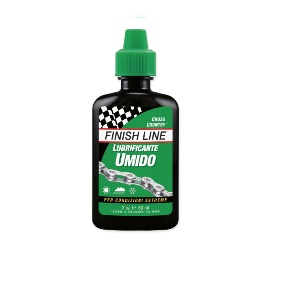 Lubrificante Finish Line Catene a Goccia Cross Country Umido Wet