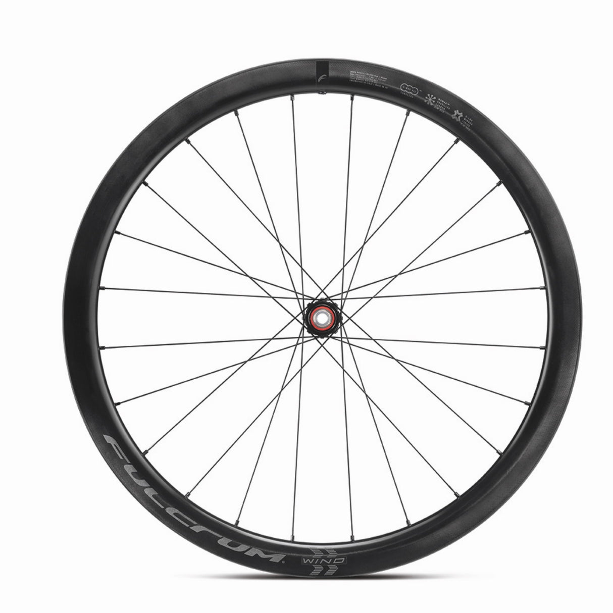 Ruote in carbonio Fulcrum Wind 42 DB per bici da corsa e gravel leggero (ASTM 2).