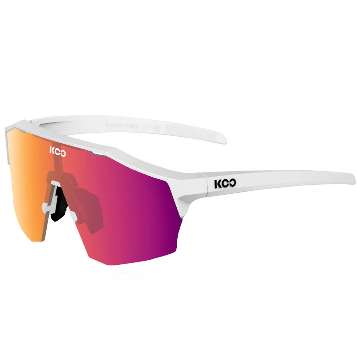 Alibi Large White Matt Photocromic glasses