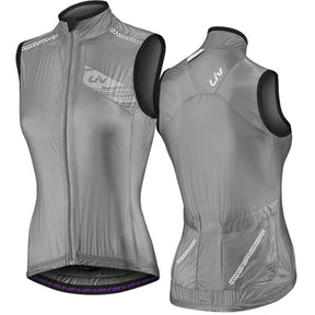 Gilet Liv Cefira Wind Vest da donna, in tessuto ProTextura antivento, ultraleggero e comprimibile.