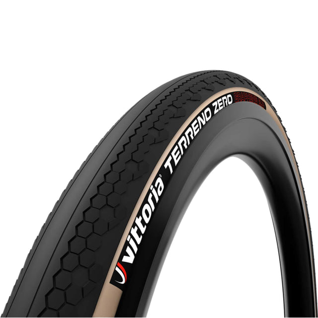 Copertone Vittoria Terreno Zero TLR Tan profilo slick centrale e fianchi para