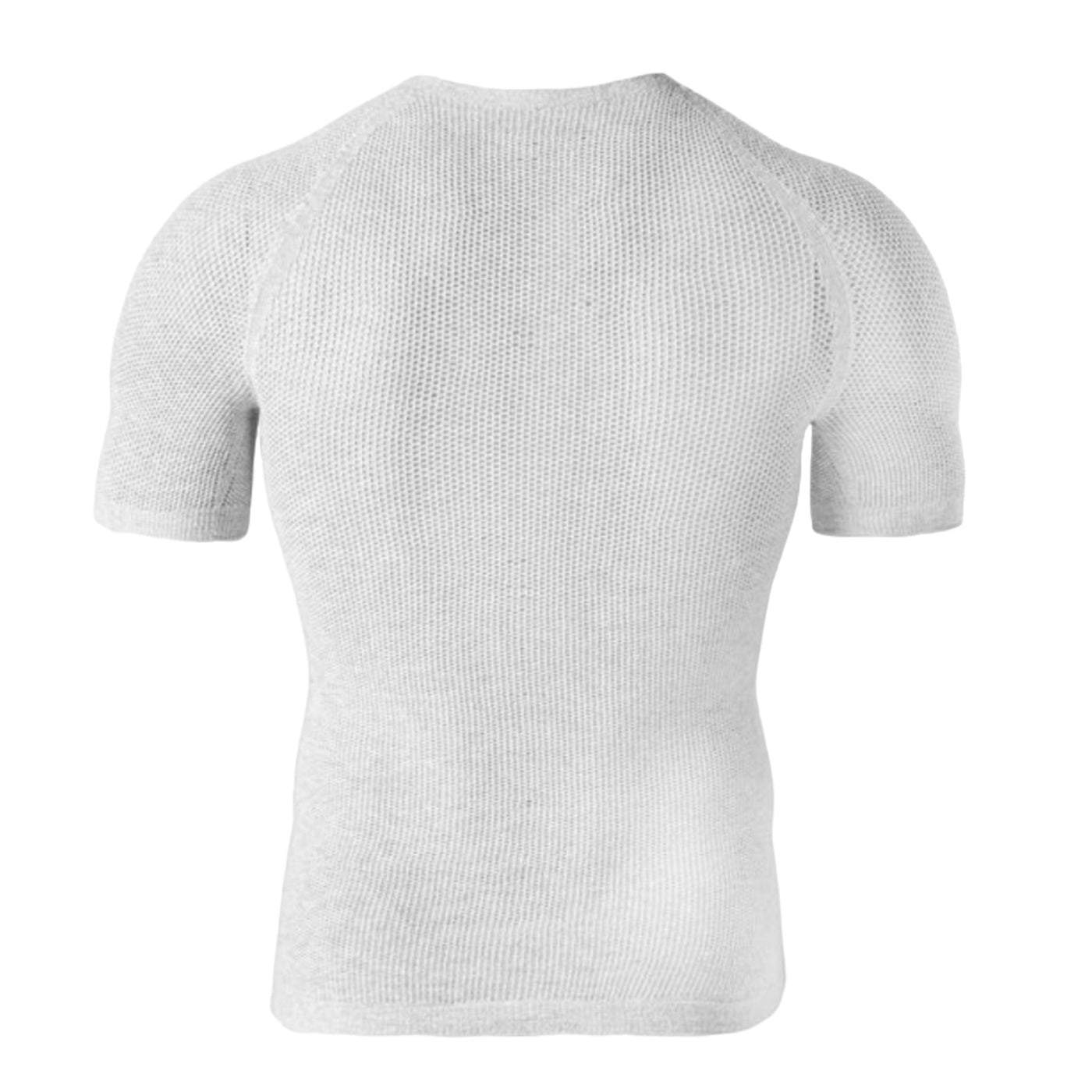 Retro della maglia Silverskin Primo estiva che evidenzia il design senza cuciture e la traspirabilità.