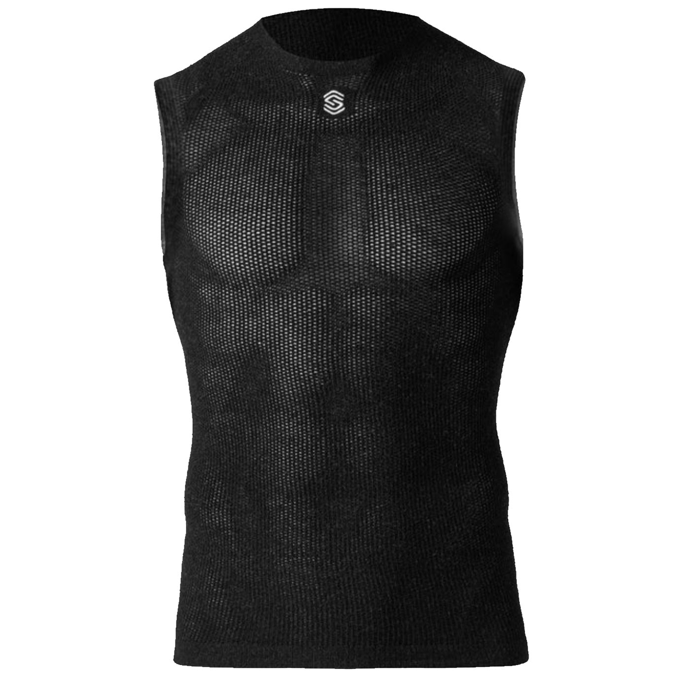 Maglia intima estiva Silverskin Primo senza maniche (smanicata) Pearl Grey, base layer tecnico per ciclismo e running.