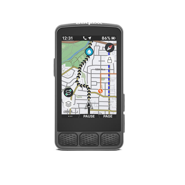 Ciclocomputer Wahoo ELEMNT ROAM con GPS dual-band e mappa cartografica a colori