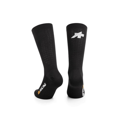 Calze Assos RS Socks S11 con filato all'argento e altezza 19 cm.