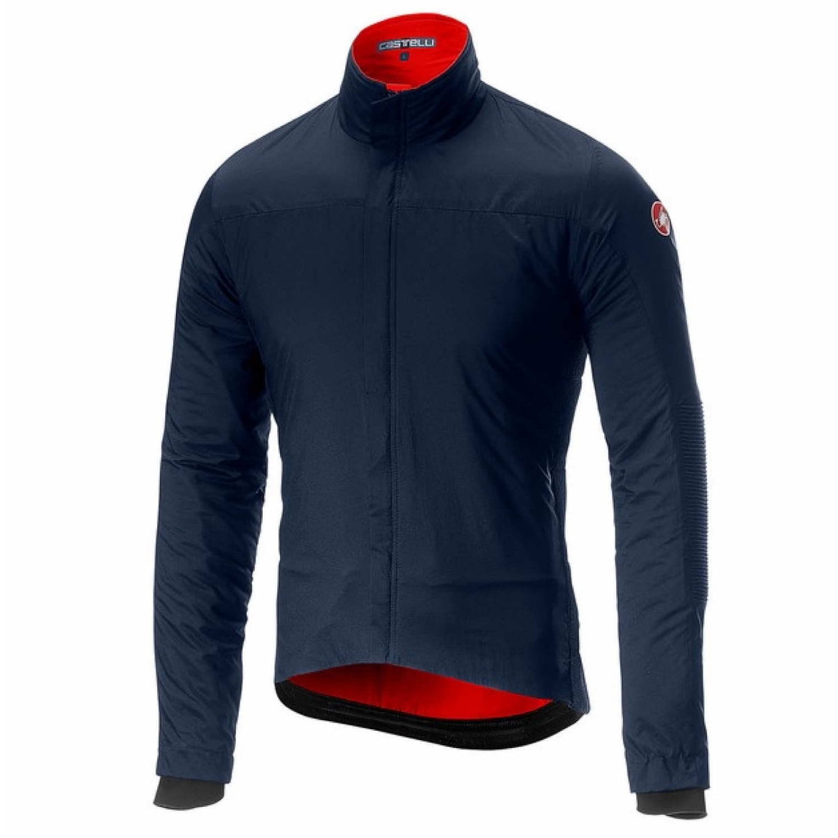 Giubbino Castelli Elemento Lite Jacket, isolamento in Polipropilene, leggero e altamente traspirante per ciclismo invernale.
