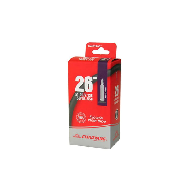Camera d’Aria ChaoYang MTB 26x1.95-2.125 con valvola Presta 48mm