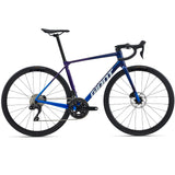Bici da corsa Giant TCR Advanced 1 KOM dettaglio cambio e telaio in carbonio.
