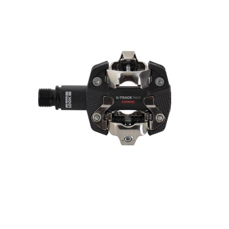 Pedali Look X-Track Race Carbon XC corpo carbonio nero e perno chromoly