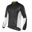 Giubbino antipioggia ciclismo Mavic Cosmic Pro H2O Jacket nero leggero compatto impermeabile antivento alta visibilità.