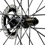 Ruote Scope Artech 4.A con profilo in carbonio biomimetico e mozzi Diamond Ratchet.