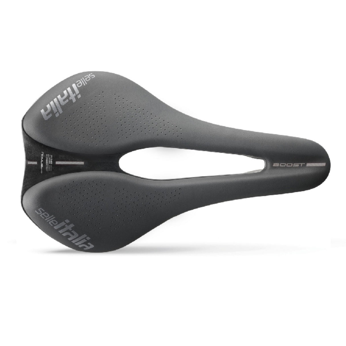 Sella Selle Italia Novus Boost Evo TI 316 Superflow dettaglio profilo onda e binari titanio
