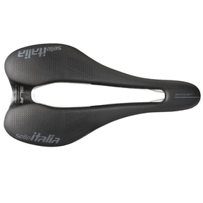 Sella Selle Italia SLR Boost TI 316 Superflow dettaglio binari titanio e foro centrale