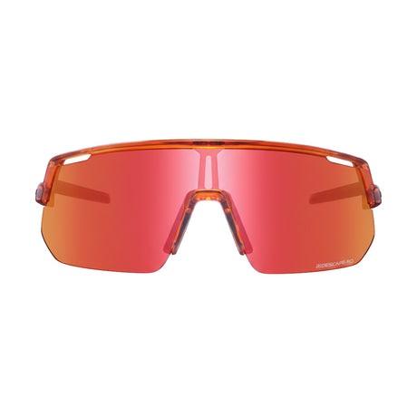 Occhiali Shimano Technium dettaglio lente RIDESCAPE e fessure ventilazione