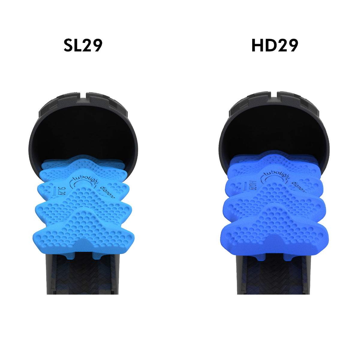 Tubolight Diamana SL 29" front / Diamana HD 29" rear inserts