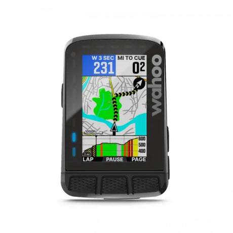 Ciclocomputer Wahoo Elemnt Roam dettaglio schermo 64 colori e pulsanti